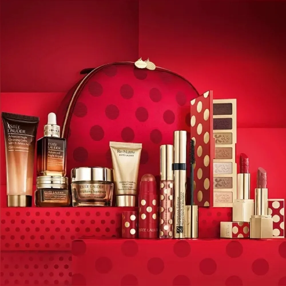Estée Lauder 12-Pc. Holiday Blockbuster Beauty Gift Set ~ Glow (Warm) ~ New! - Picture 4 of 16